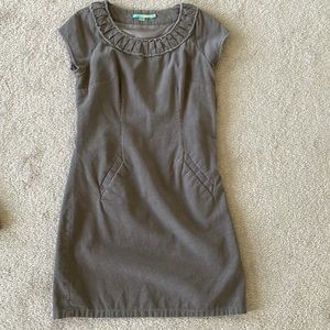 Boden gray corduroy dress